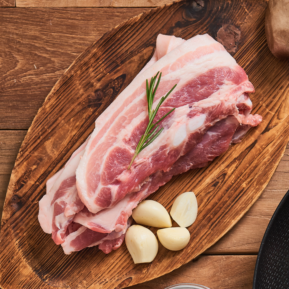 무항생제 1등급 한돈 삼겹살 500g